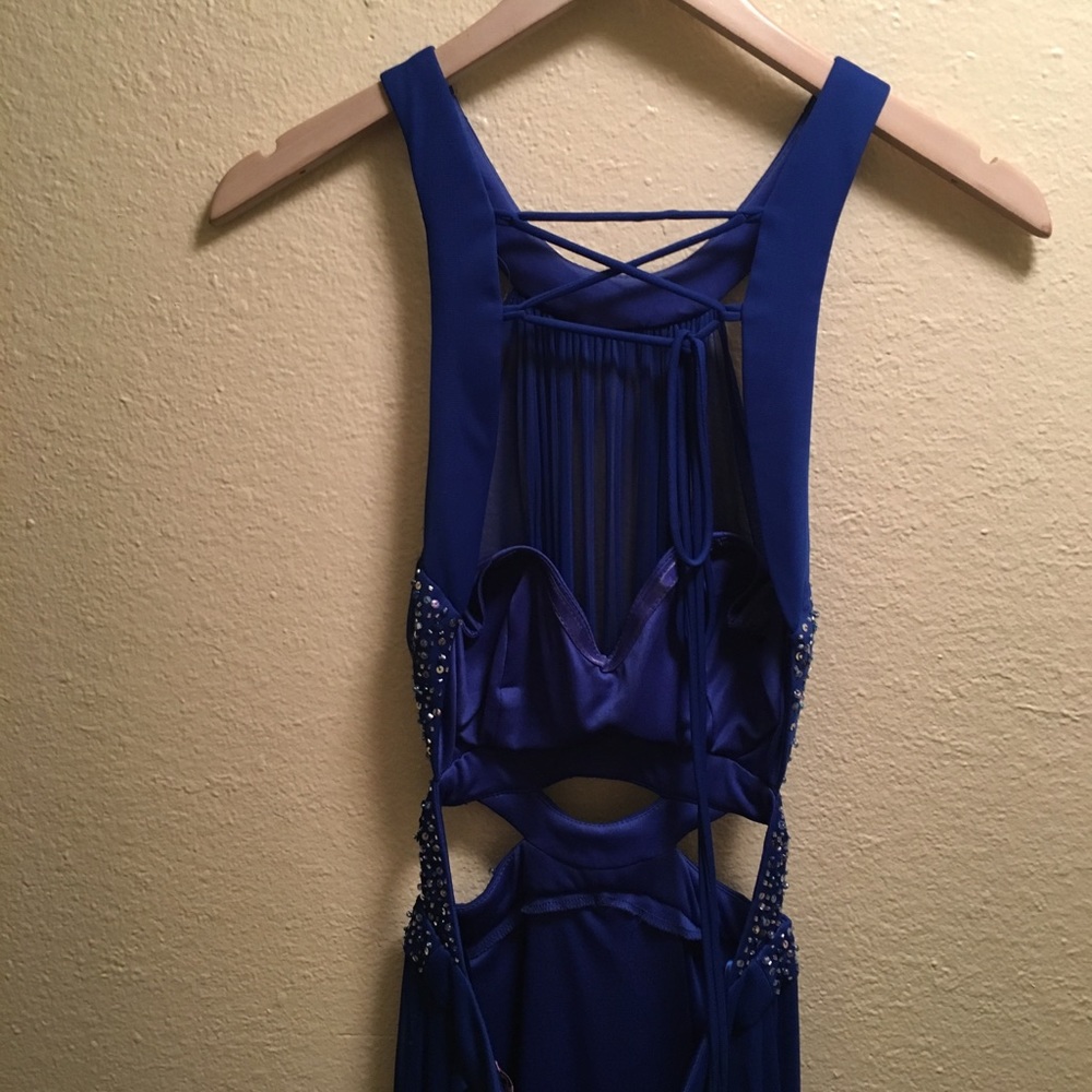 Royal blue dress